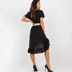 JEANS Minimekot>Adela Calithea mekko vyöllä musta