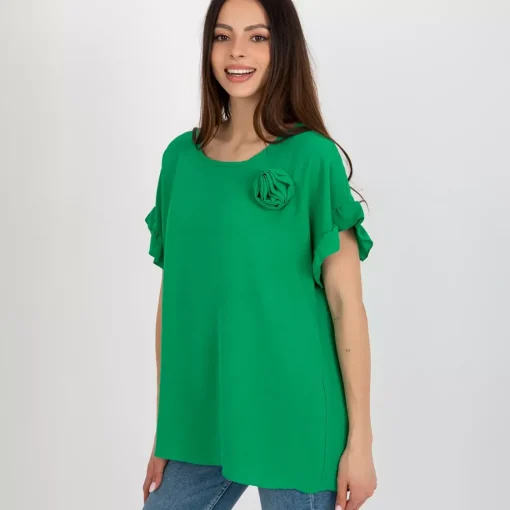 JEANS Lyhythihaiset Paidat Ja Topit>Adela Clover paita vihreä