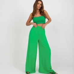 JEANS Housut>Adela Dayanara housut vihreä
