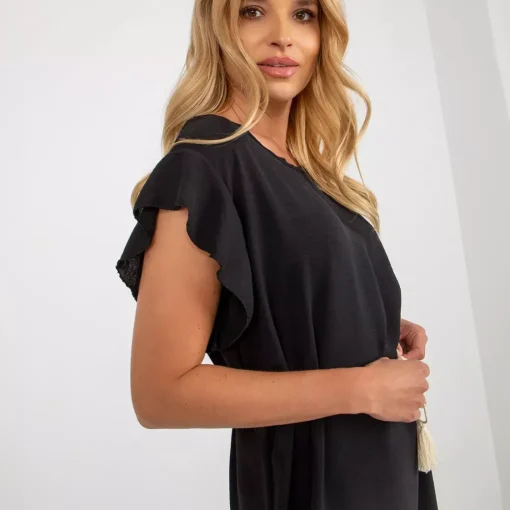 JEANS Minimekot>Adela Tasha vyöllä musta