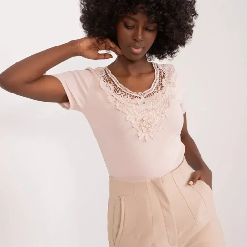 JEANS Lyhythihaiset Paidat Ja Topit>Ambitionfly Jennie paita beige