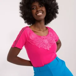 JEANS Lyhythihaiset Paidat Ja Topit></noscript>Ambitionfly Seela t-paita fuksia