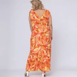 JEANS Maksimekot | Plus!></noscript>Amy & Clo Bette viskoosimekko kuvioitu oranssi