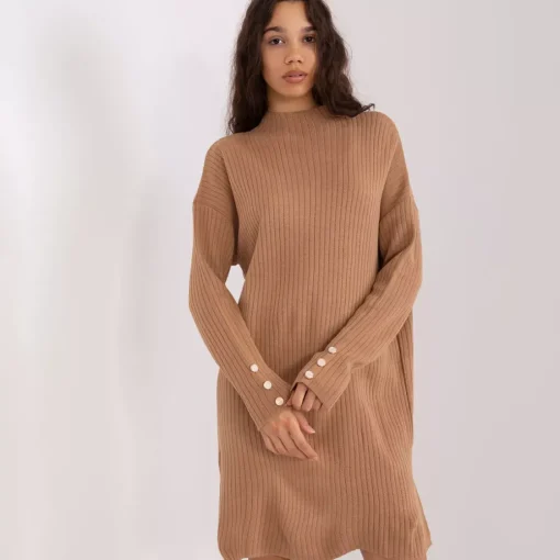 JEANS Neuleet | Minimekot>Avesome Natalia neulosmekko kameli
