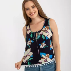 JEANS Lyhythihaiset Paidat Ja Topit>B Fashion Oneida toppi navy