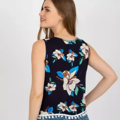 JEANS Lyhythihaiset Paidat Ja Topit>B Fashion Oneida toppi navy