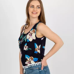 JEANS Lyhythihaiset Paidat Ja Topit></noscript>B Fashion Oneida toppi navy