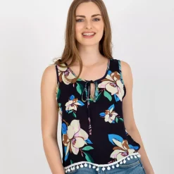 JEANS Lyhythihaiset Paidat Ja Topit></noscript>B Fashion Oneida toppi navy