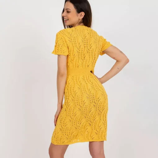 JEANS Neuleet | Minimekot>Badu Becca neulemekko mustard