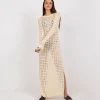 JEANS Neuleet | Maksimekot>Badu Cascade neulemekko light beige