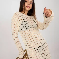 JEANS Neuleet | Maksimekot>Badu Cascade neulemekko light beige