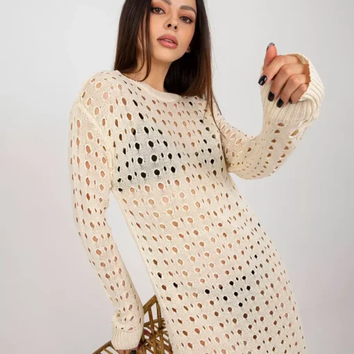 JEANS Neuleet | Maksimekot>Badu Cascade neulemekko light beige