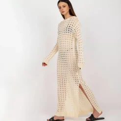 JEANS Neuleet | Maksimekot></noscript>Badu Cascade neulemekko light beige