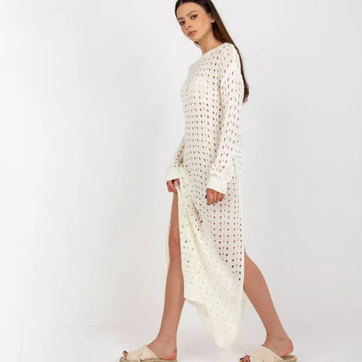 JEANS Neuleet | Maksimekot>Badu Cascade neulemekko l.valkoinen