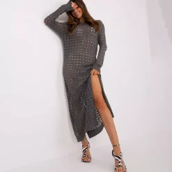 JEANS Neuleet | Maksimekot></noscript>Badu Cascade neulemekko tummanharmaa