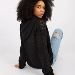 JEANS Neuleet | Hupparit>Badu Edda neulehuppari musta