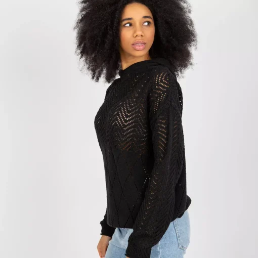 JEANS Neuleet | Hupparit>Badu Edda neulehuppari musta