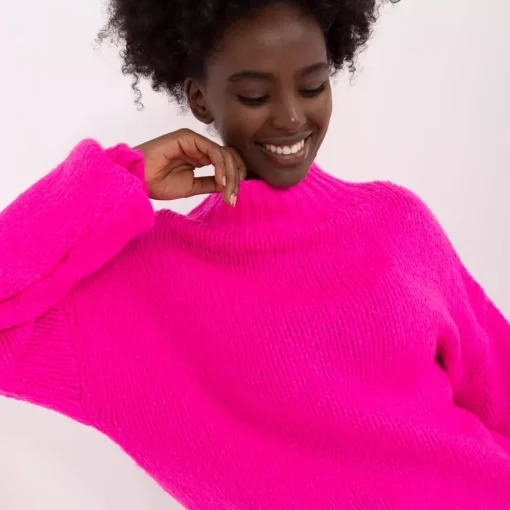 JEANS Neuleet>Badu Elea neulepaita neonpinkki