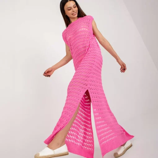 JEANS Maksimekot | Plus!>Badu Flick neulemekko pinkki
