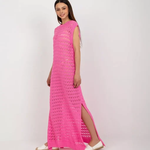 JEANS Maksimekot | Plus!>Badu Flick neulemekko pinkki