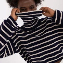 JEANS Neuleet>Badu Laurel Crop neulepaita tummansininen