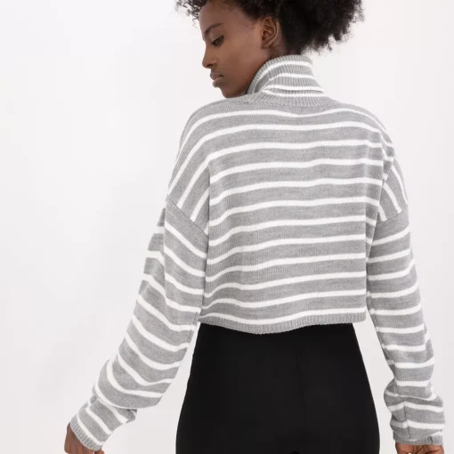 JEANS Neuleet>Badu Laurel Crop neulepaita v.harmaa