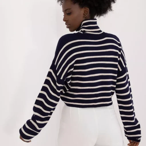 JEANS Neuleet>Badu Laurel Crop neulepaita tummansininen