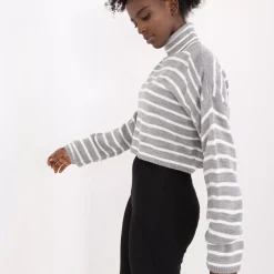 JEANS Neuleet></noscript>Badu Laurel Crop neulepaita v.harmaa