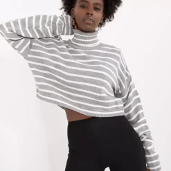 JEANS Neuleet></noscript>Badu Laurel Crop neulepaita v.harmaa