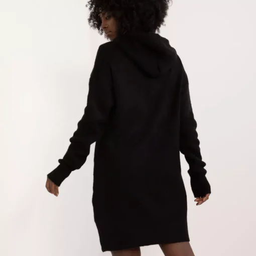 JEANS Neuleet | Hupparit>Badu Masha hupullinen neule musta