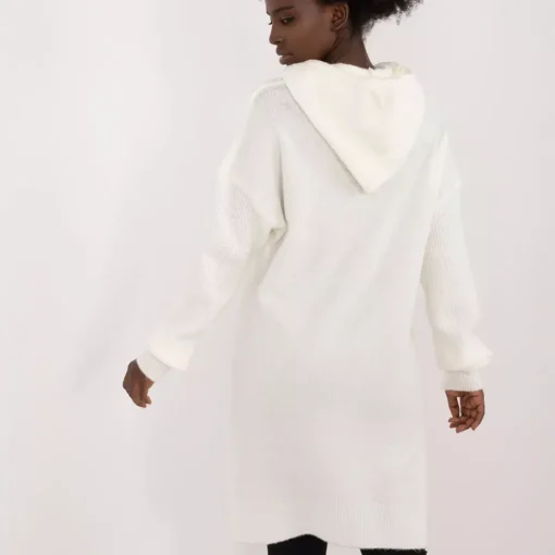 JEANS Neuleet | Hupparit>Badu Masha hupullinen neule l.valkoinen