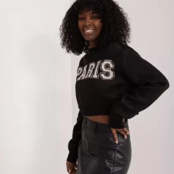 JEANS Pitkähihaiset Paidat | Neuleet></noscript>Badu Melodie neulepaita musta