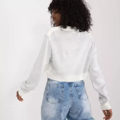 JEANS Pitkähihaiset Paidat | Neuleet></noscript>Badu Melodie neulepaita valkoinen