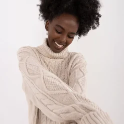JEANS Pitkähihaiset Paidat | Neuleet></noscript>Badu Oxana neulepaita vaalea beige
