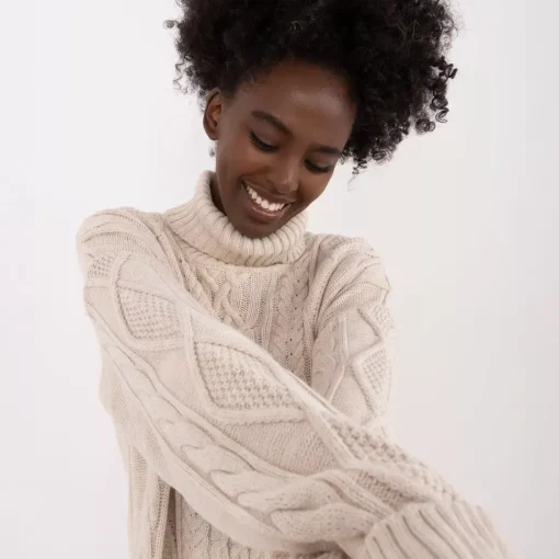 JEANS Pitkähihaiset Paidat | Neuleet>Badu Oxana neulepaita vaalea beige