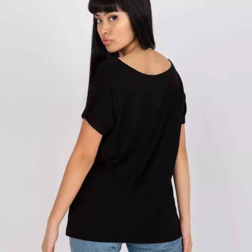 JEANS Lyhythihaiset Paidat Ja Topit>Basic Aileen t-paita musta