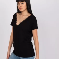 JEANS Lyhythihaiset Paidat Ja Topit></noscript>Basic Aileen t-paita musta