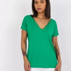 JEANS Lyhythihaiset Paidat Ja Topit></noscript>Basic Aileen t-paita vihreä