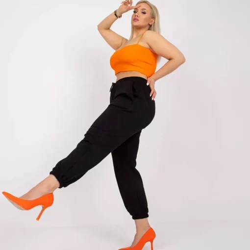 JEANS Housut | Plus!>Basic Ainhoa collegehousut musta