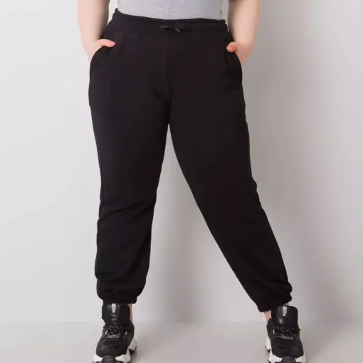 JEANS Housut | Plus!>Basic Ainhoa collegehousut musta
