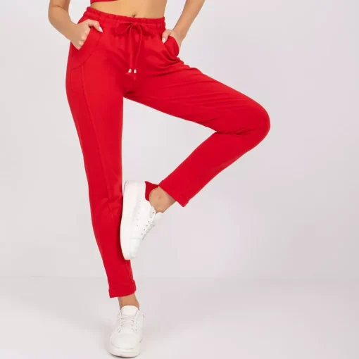 JEANS Housut>Basic Appro housut punainen