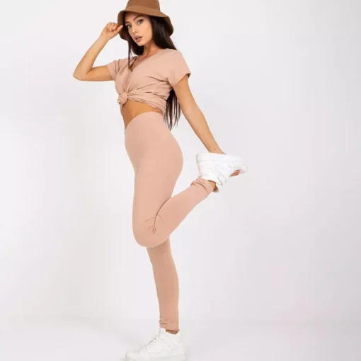 JEANS Leggingsit>Basic Brigitte leggingsit kameli