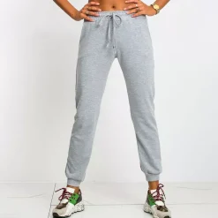 JEANS Housut></noscript>Basic Faster trikoohousut vaaleanharmaa