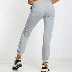 JEANS Housut></noscript>Basic Faster trikoohousut vaaleanharmaa