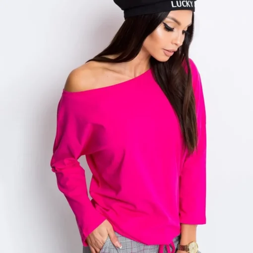 JEANS Pitkähihaiset Paidat>Basic Fiona paita fuksia