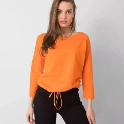 JEANS Pitkähihaiset Paidat>Basic Fiona paita oranssi