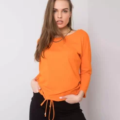 JEANS Pitkähihaiset Paidat>Basic Fiona paita oranssi