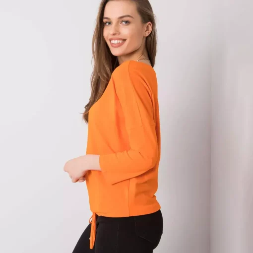 JEANS Pitkähihaiset Paidat>Basic Fiona paita oranssi