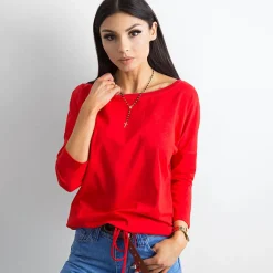 JEANS Pitkähihaiset Paidat>Basic Fiona paita punainen