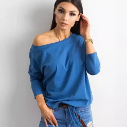 JEANS Pitkähihaiset Paidat>Basic Fiona paita sininen